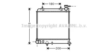 HYA2085 AVA QUALITY COOLING Радиатор системы охлаждения