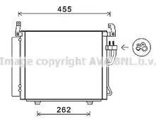 Конденсатор кондиционера AVA QUALITY COOLING HYA5241D