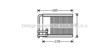 Радиатор печки AVA QUALITY COOLING HYA6317