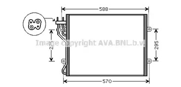 Конденсатор кондиционера AVA QUALITY COOLING JE5035