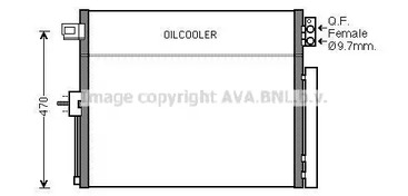 Конденсатор кондиционера AVA QUALITY COOLING JE5061D