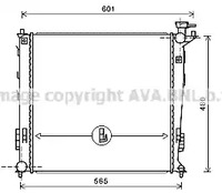 Радиатор охлаждения двигателя AVA QUALITY COOLING KAA2239