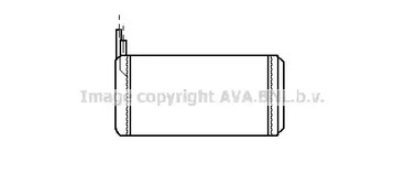 Радиатор отопителя AVA QUALITY COOLING LC6032