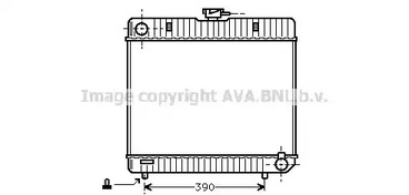 Радиатор двигателя AVA QUALITY COOLING MS2042