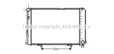 MS2067 AVA QUALITY COOLING радиатор системы охлаждения