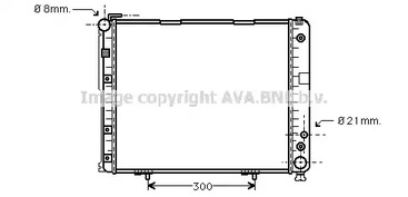 радиатор системы охлаждения AVA QUALITY COOLING MS2178