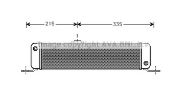 Масляный радиатор двигательное масло AVA QUALITY COOLING MS3167