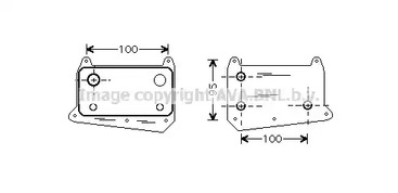 MS3376 AVA QUALITY COOLING радиатор масляный