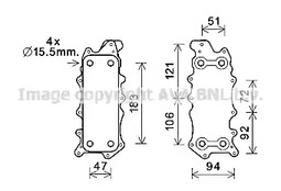 Масляный радиатор AVA QUALITY COOLING MS3685