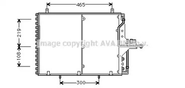 Радиатор кондиционера AVA QUALITY COOLING MS5169