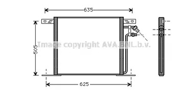 Радиатор кондиционера AVA QUALITY COOLING MS5220