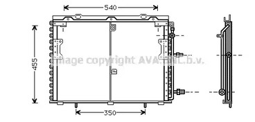 Радиатор кондиционера AVA QUALITY COOLING MS5221