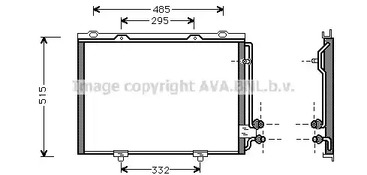 Радиатор кондиционера AVA QUALITY COOLING MS5232