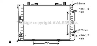 MSA2151 AVA QUALITY COOLING Радиатор системы охлаждения