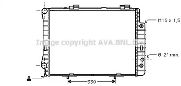 Радиатор охлаждения AVA QUALITY COOLING MSA2190