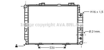 радиатор системы охлаждения АКПП AVA QUALITY COOLING MSA2283