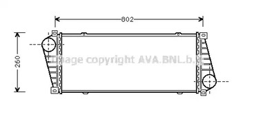 MSA4217 AVA QUALITY COOLING Интеркулер