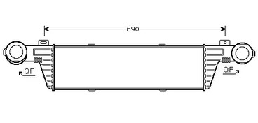 Интеркулер AVA QUALITY COOLING MSA4296