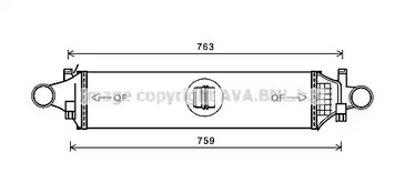 Интеркулер AVA QUALITY COOLING MSA4659