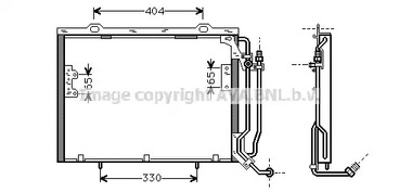 MSA5279 AVA QUALITY COOLING Радиатор кондиционера