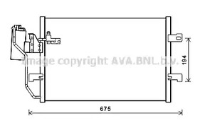 Радиатор кондиционера AVA QUALITY COOLING MSA5289D