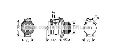Компрессор кондиционера AVA QUALITY COOLING MSAK530