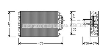 Испаритель кондиционера AVA QUALITY COOLING MSV008