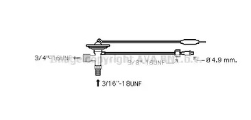 Расширительный клапан кондиционера AVA QUALITY COOLING MT1232