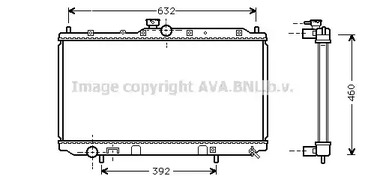 Радиатор системы охлаждения AVA QUALITY COOLING MT2142