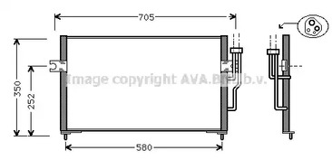 MT5100 AVA QUALITY COOLING Конденсатор, кондиционер