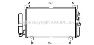 Радиатор кондиционера AVA QUALITY COOLING MT5213D