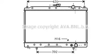 Радиатор охлаждение двигателя AVA QUALITY COOLING MTA2043