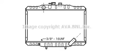 радиатор системы охлаждения МКПП AVA QUALITY COOLING MTA2062