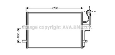 Радиатор кондиционера AVA QUALITY COOLING MZ5186