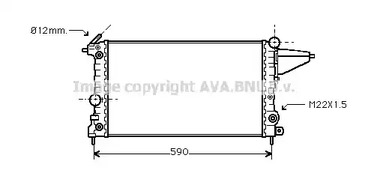 Радиатор системы охлаждения AVA QUALITY COOLING OL2117