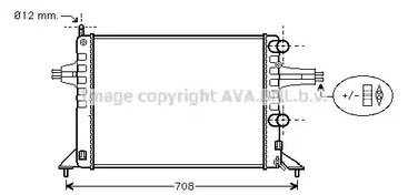 OL2257 AVA QUALITY COOLING Радиатор системы охлаждения