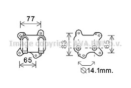 OL3581 AVA QUALITY COOLING Радиатор масляный