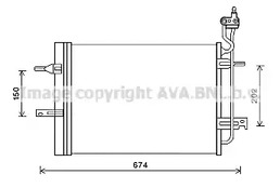 Радиатор кондиционера AVA QUALITY COOLING OL5620D
