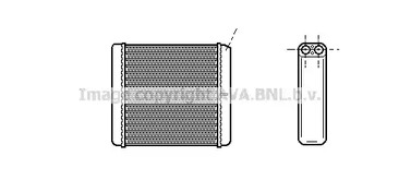 OL6206 AVA QUALITY COOLING Теплообменник, отопление салона