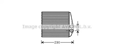 Радиатор печки AVA QUALITY COOLING OL6355