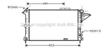 Радиатор системы охлаждения AVA QUALITY COOLING OLA2119