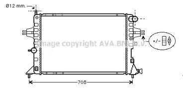 OLA2293 AVA QUALITY COOLING радиатор охлаждения