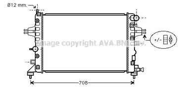 Радиатор системы охлаждения AVA QUALITY COOLING OLA2362