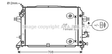 OLA2460 AVA QUALITY COOLING Радиатор системы охлаждения