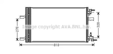 Радиатор кондиционера AVA QUALITY COOLING OLA5499D