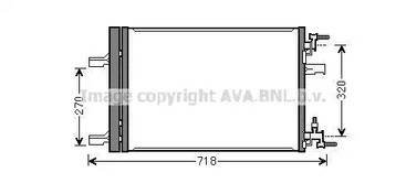 Радиатор кондиционера AVA QUALITY COOLING OLA5500D