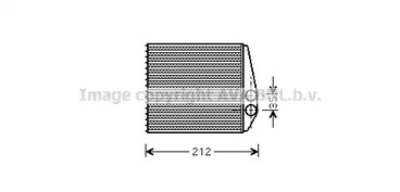 OLA6354 AVA QUALITY COOLING Радиатор отопителя