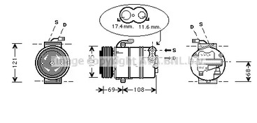 Компрессор кондиционера AVA QUALITY COOLING OLAK316