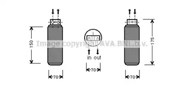 Осушитель кондиционера AVA QUALITY COOLING OLD291
