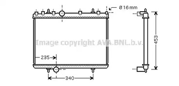 PE2265 AVA QUALITY COOLING радиатор системы охлаждения